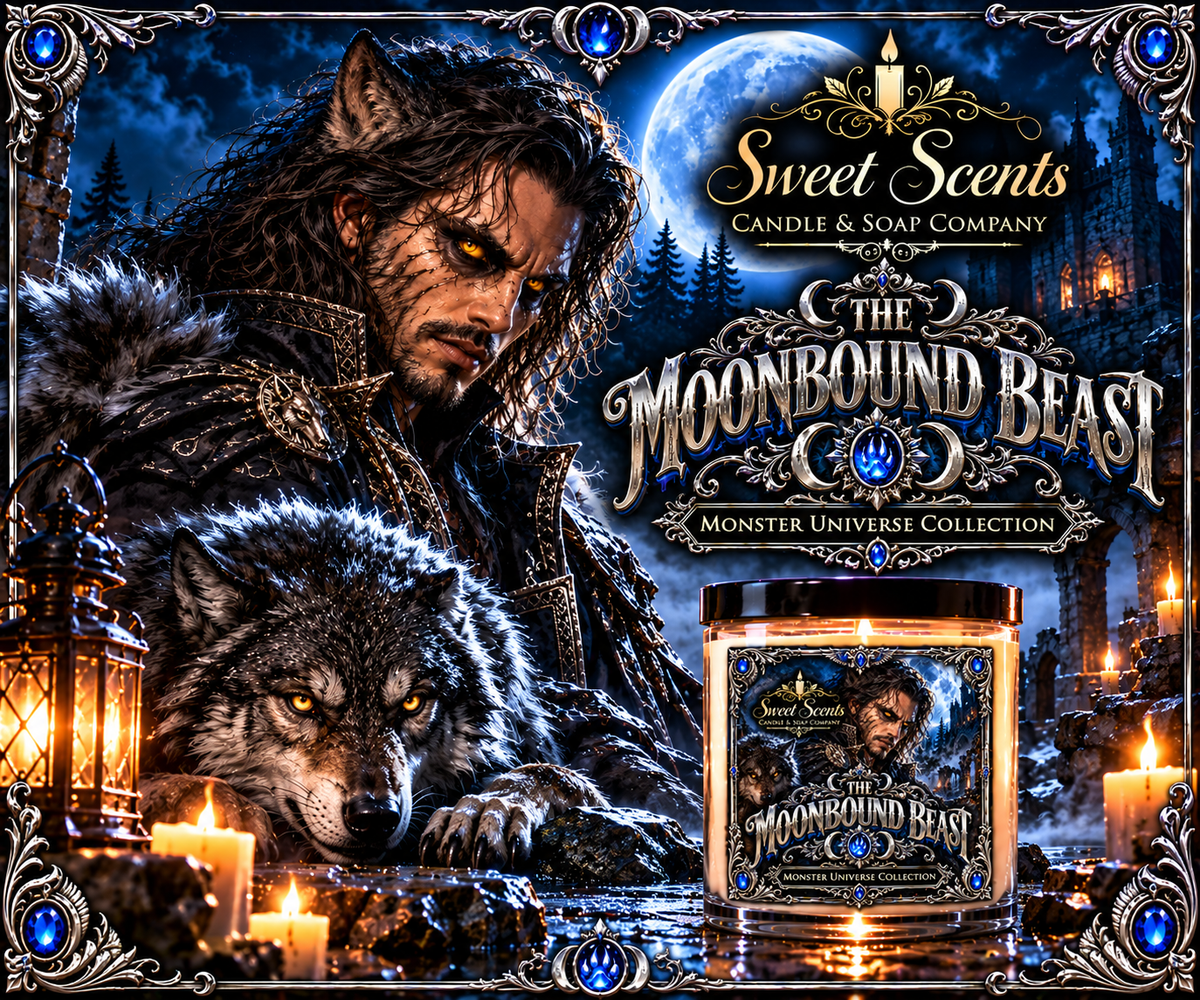 The Moonbound Beast Monster Universe Candle