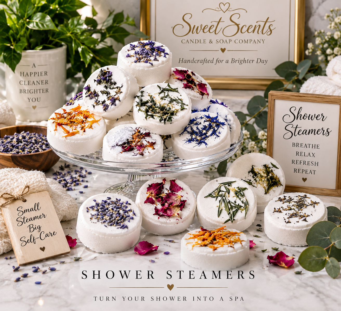 Sweet Scents Rose Shower Steamers