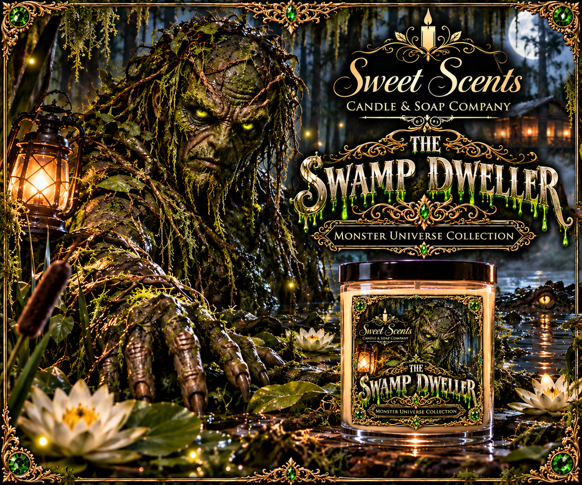 The Swamp Dweller Monster Universe Candle