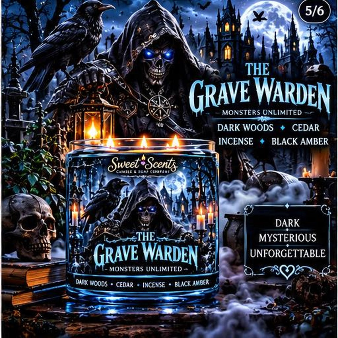 The Grave Warden Monster Universe Candle