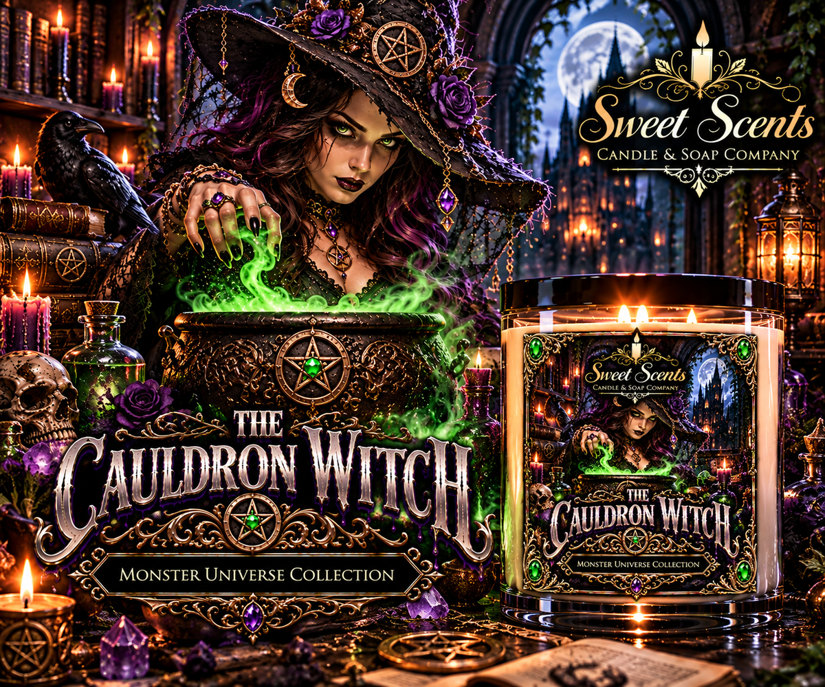 The Cauldron Witch Monster Universe Candle