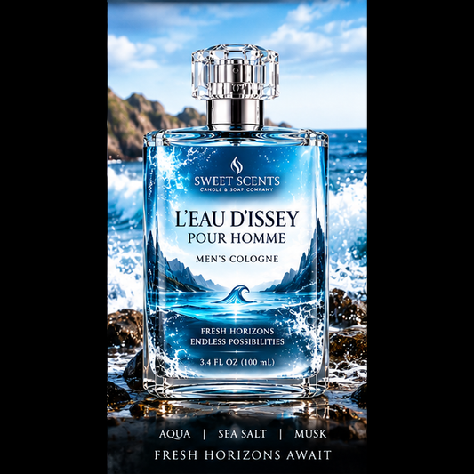 L'Eau d'Issey Pour Homme men's cologne luxury product advertisement