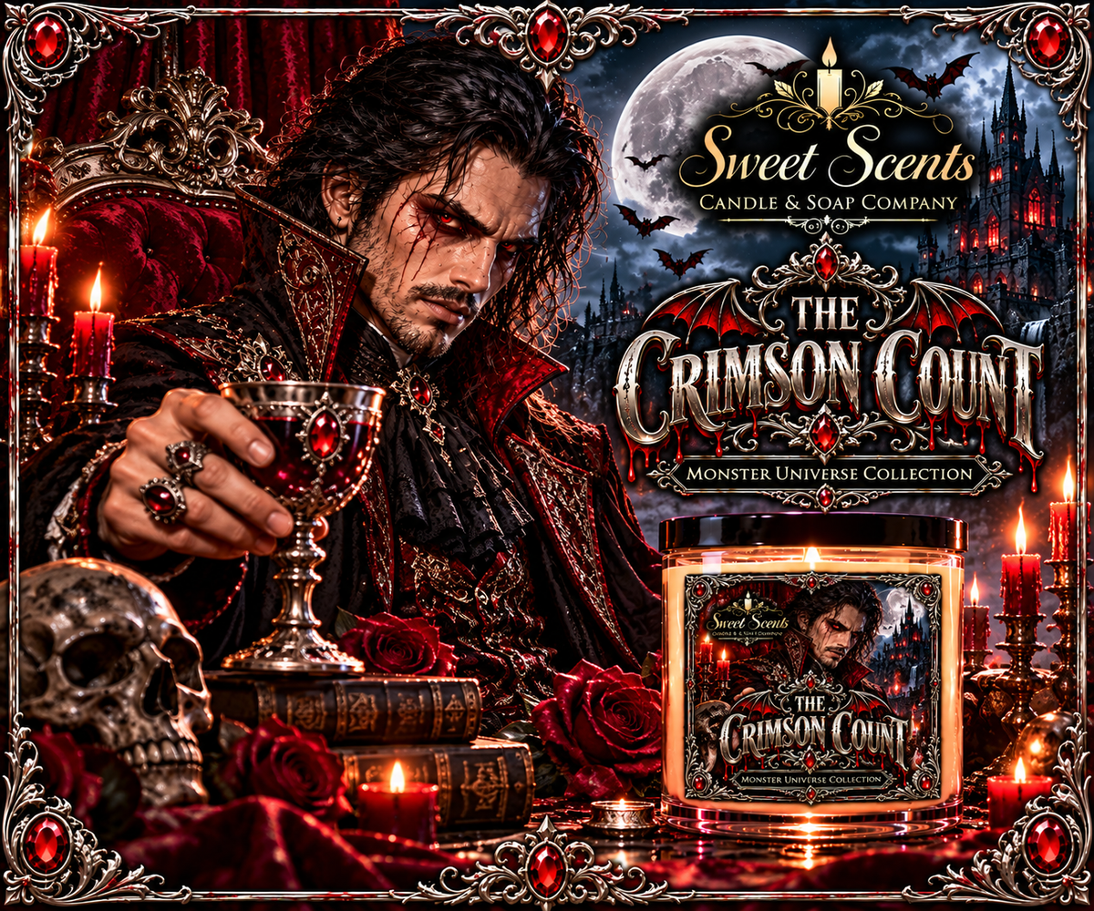 The Crimson Count Monster Universe Candle