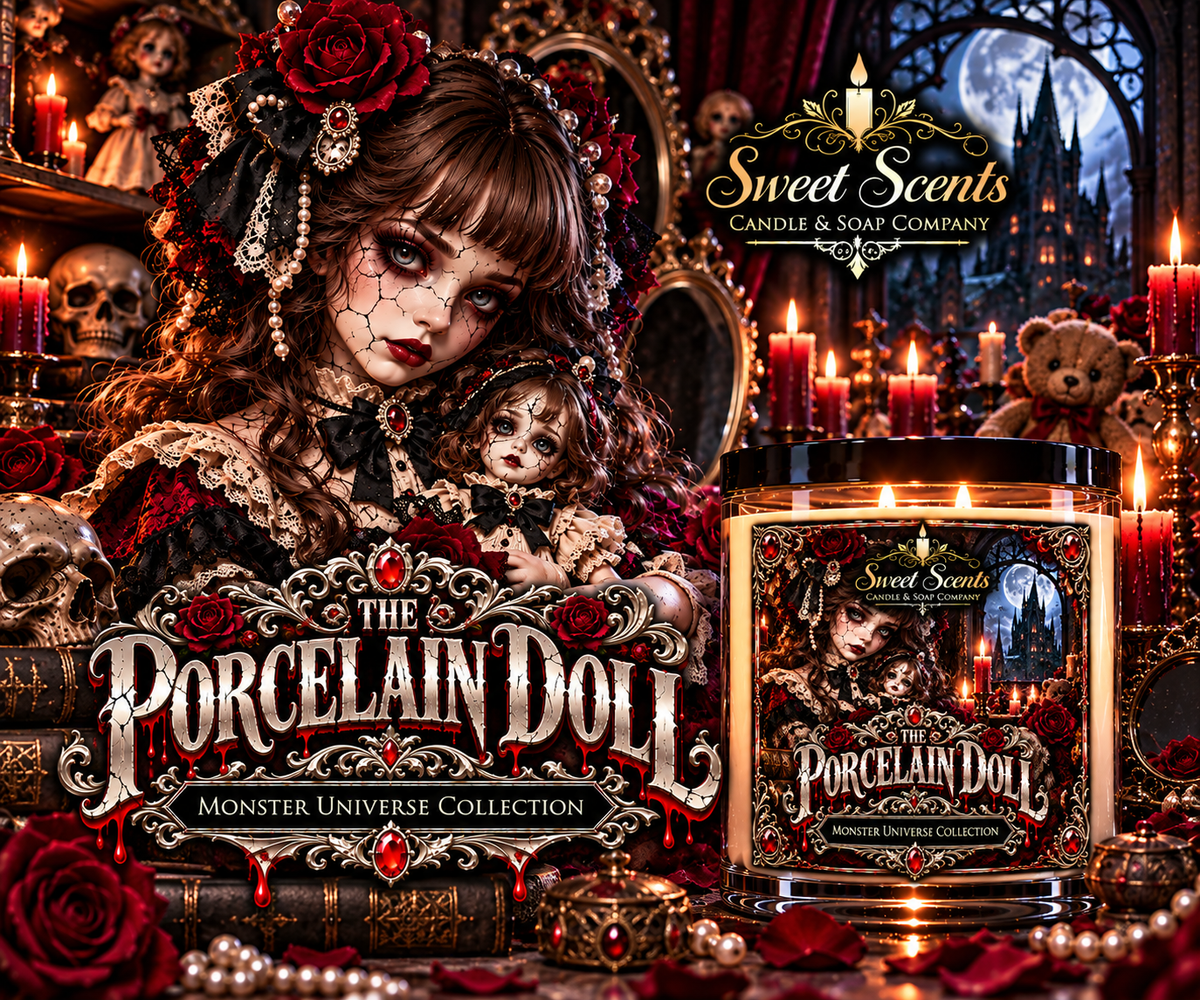 The Porcelain Doll Monster Universe Candle