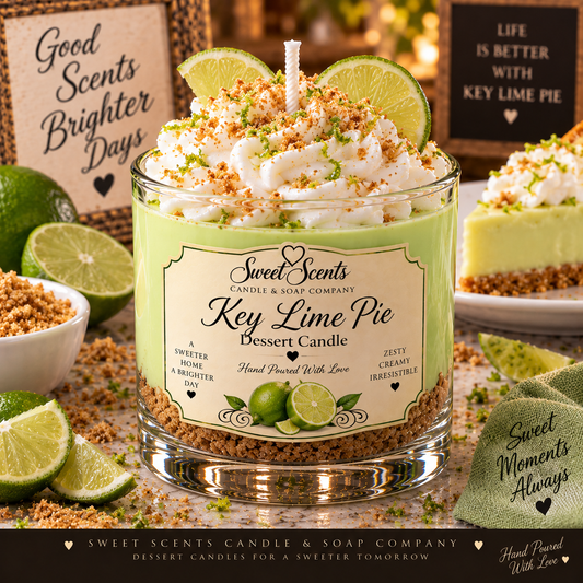 Key Lime Pie Dessert Candle by Sweet Scents Candle and Soap Company