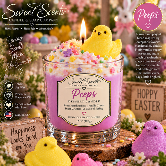 Peeps Dessert Candle by Sweet Scents Candle and Soap Company