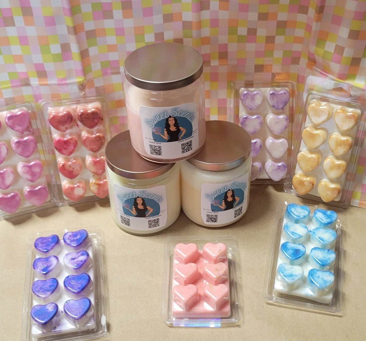 Plain white 10 oz soy jar candle