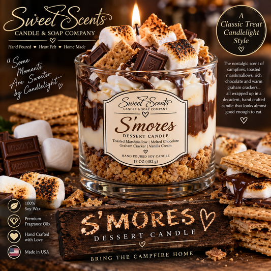 S'mores Dessert Candle by Sweet Scents Candle & Soap Company