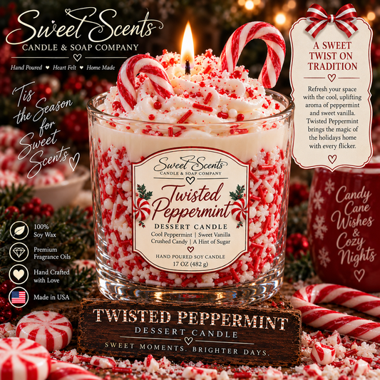 Gingerbread Man Dessert Candle by Sweet Scents Candle and Soap Company