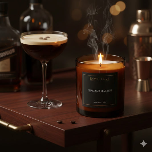 Candle: 10 oz Soy Candle- Expresso Martini