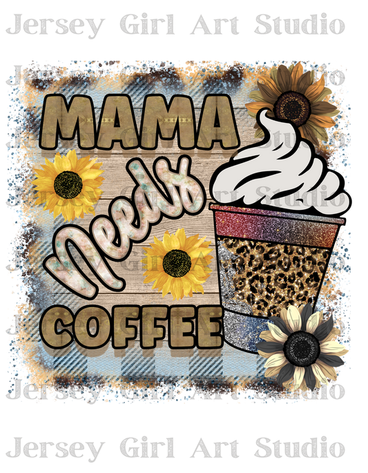 ST- Mama Coffee 1 Sublimation Transfer