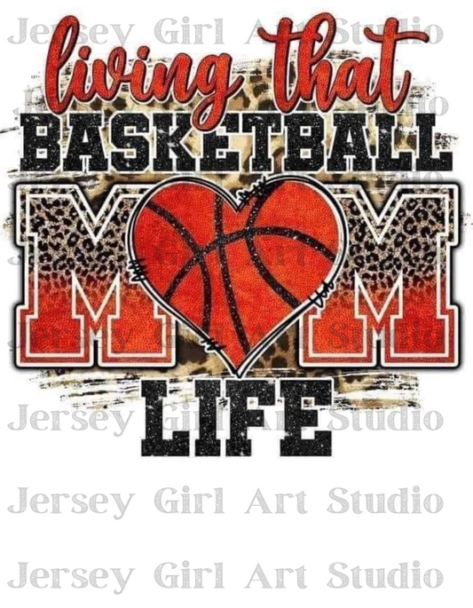 ST- Basketball Mom 1 Sublimation Transfer